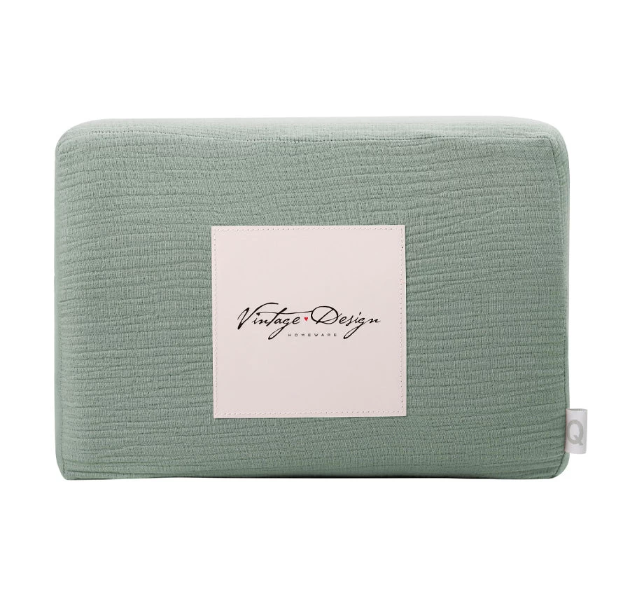 Hugo Quilt Cover Set Range Sage - Image 5